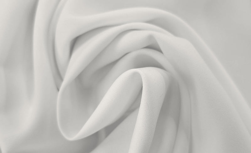 Stretch Polyester Calypso White