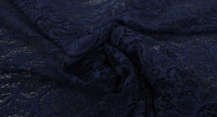Stretch Lace Elegance Navy