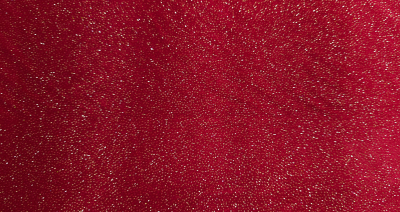 Stretch Velvet Glitter Red Gold