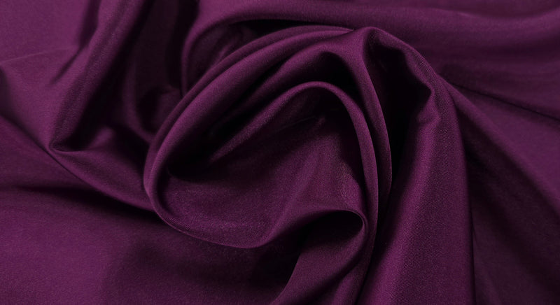 Stretch Satin Plum