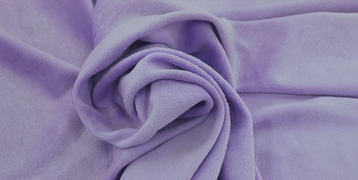 1 Way Stretch Velvet Lilac