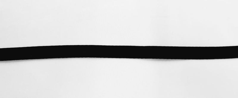 12mm Braided Elastic Black