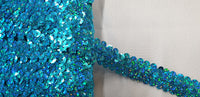 2 Row Aqua sparkle