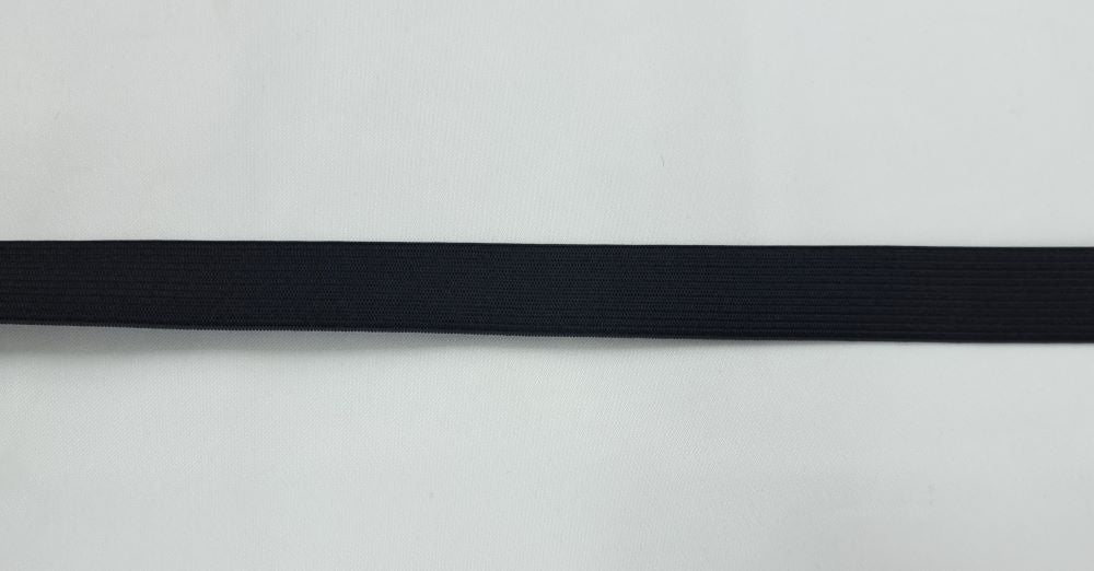 20mm Soft Elastic Black