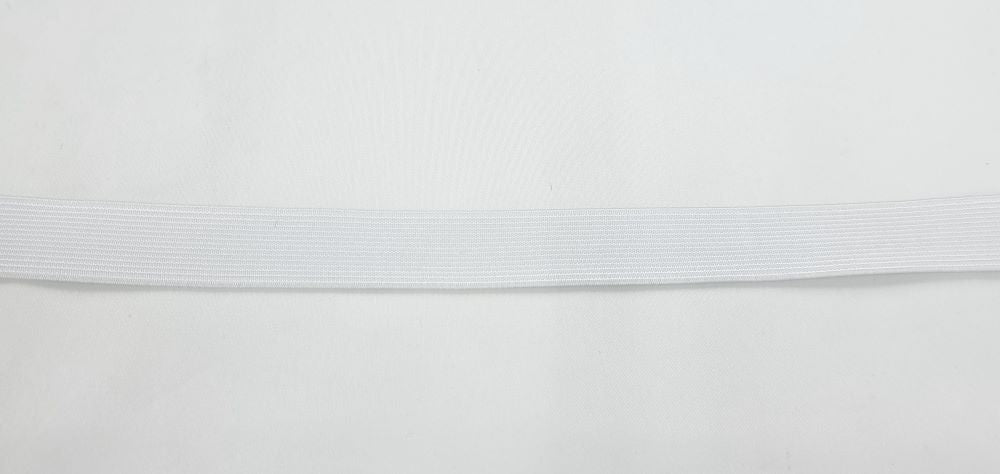 20mm Woven Elastic White