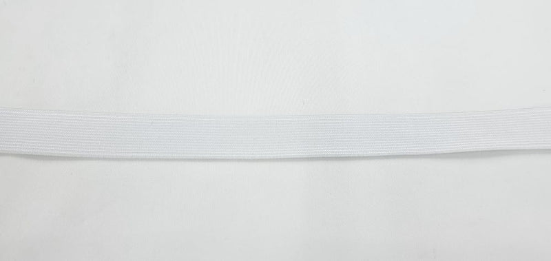 20mm Woven Elastic White