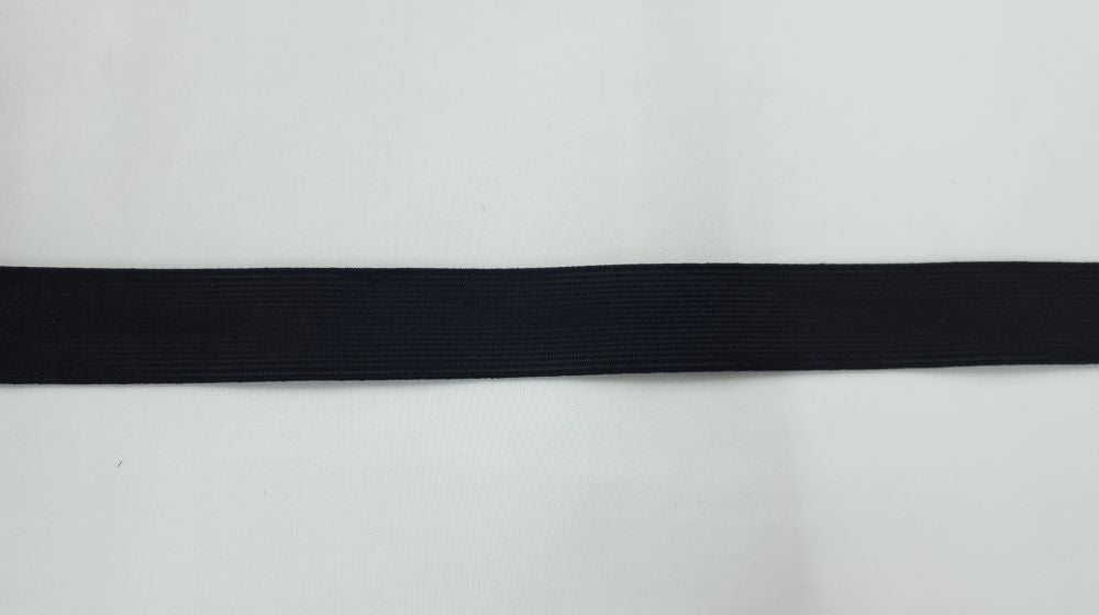 25mm Woven Elastic Black