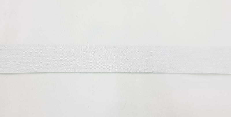 32mm Soft Elastic White