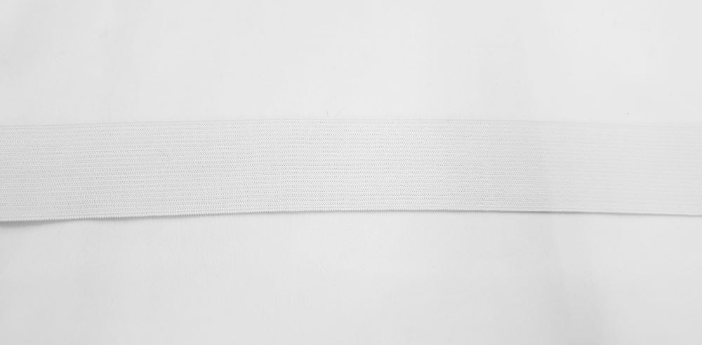 38mm Soft Elastic White