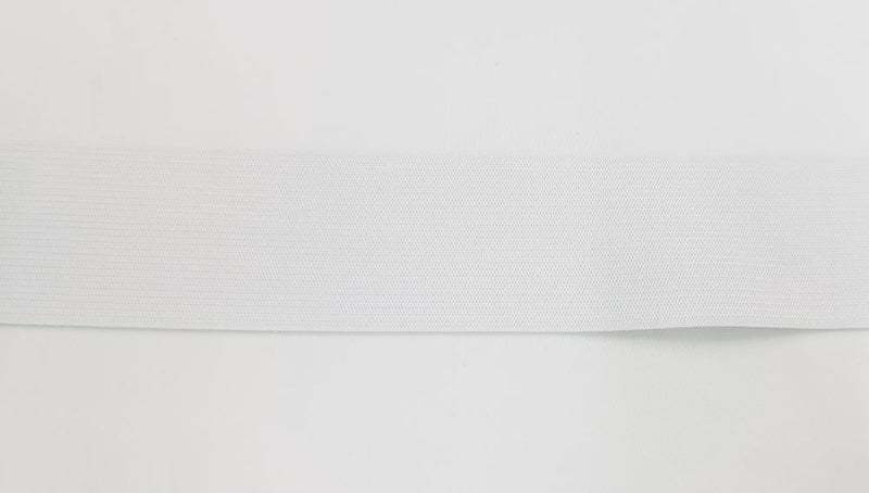 50mm Soft Elastic White