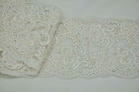 BT-IV.9 Floral Pearl Lace Trim