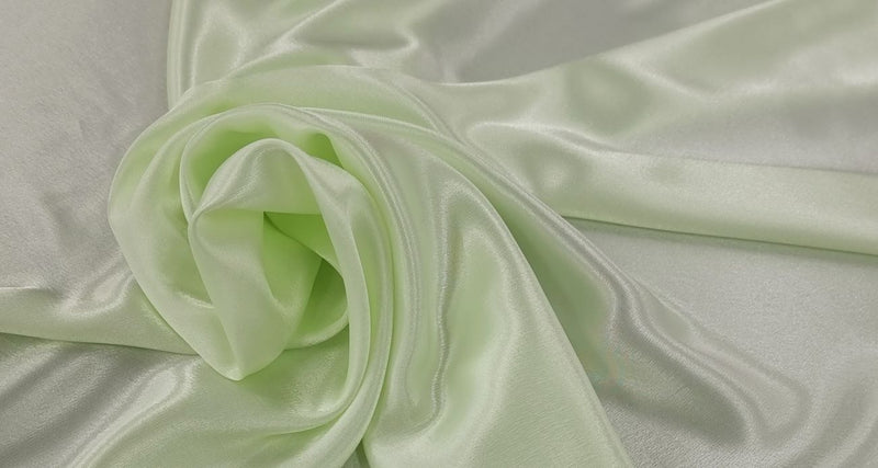 Charmeuse Satin Pale Green