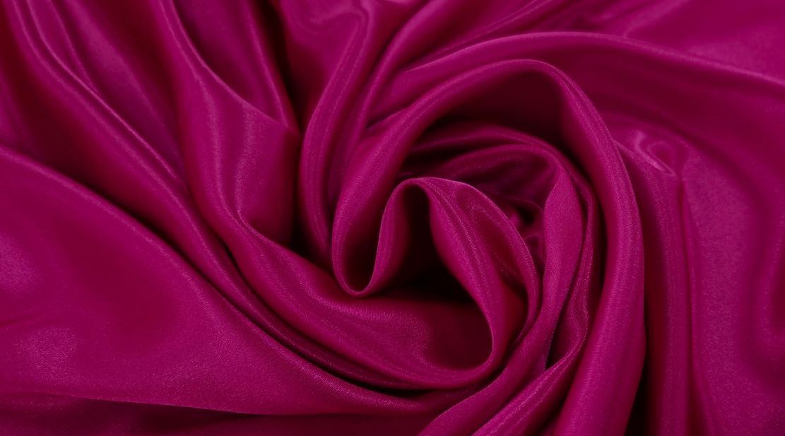 Charmeuse satin hot pink