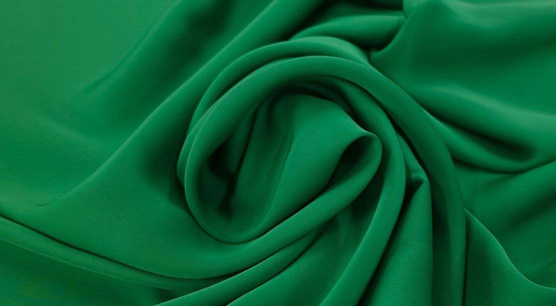 Chiffon Sateen emerald