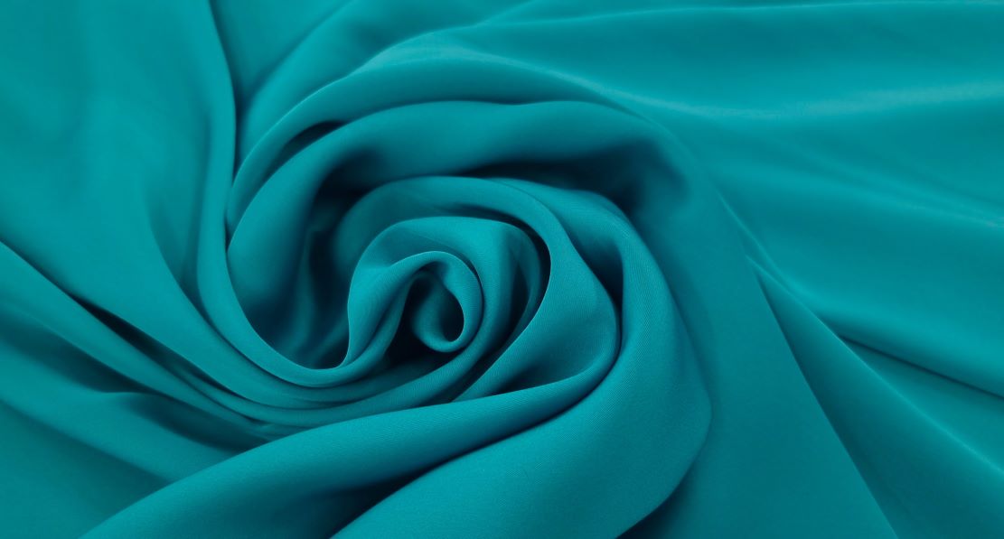 Chiffon sateen blue