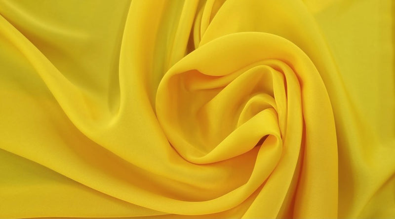 Chiffon sateen yellow