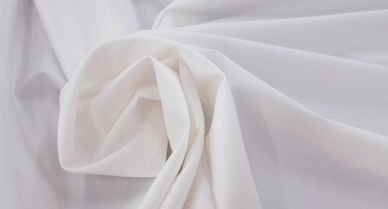 Cotton sateen white