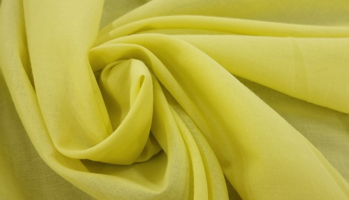 Cotton voile citron