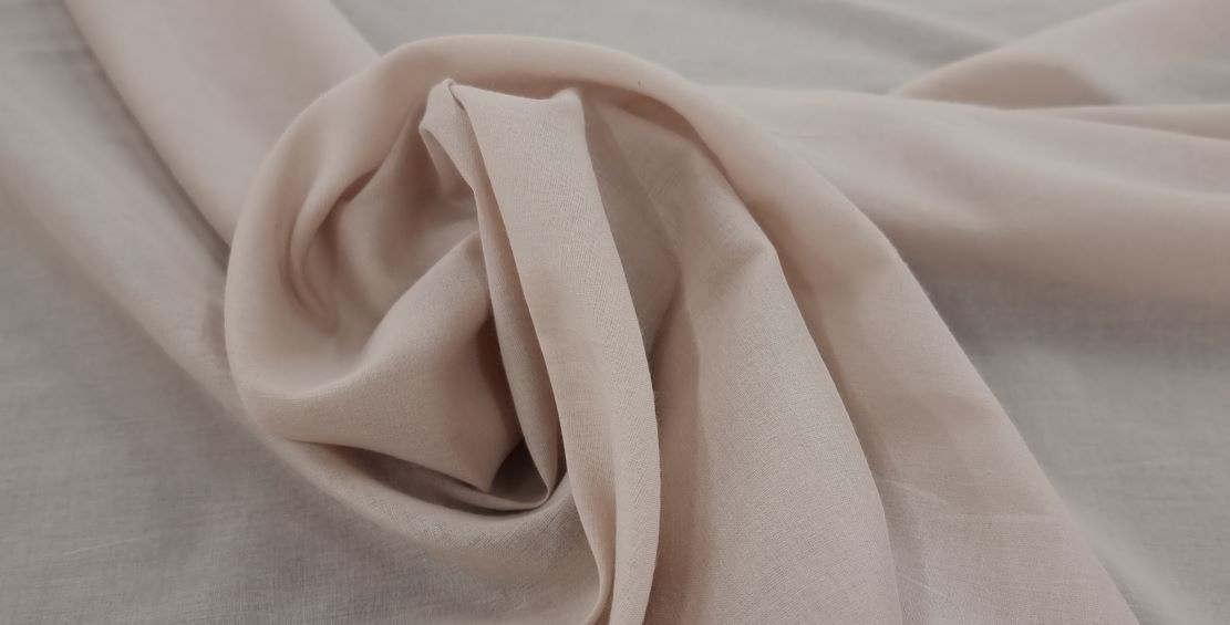 Cotton voile nude