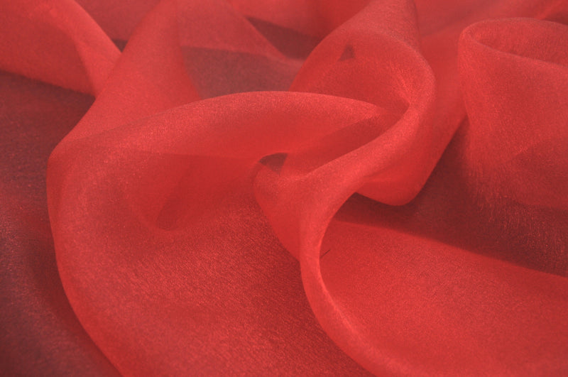 Crystal Organza Red