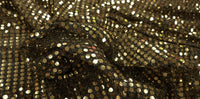 Disco Sequin Black Bright Gold 2