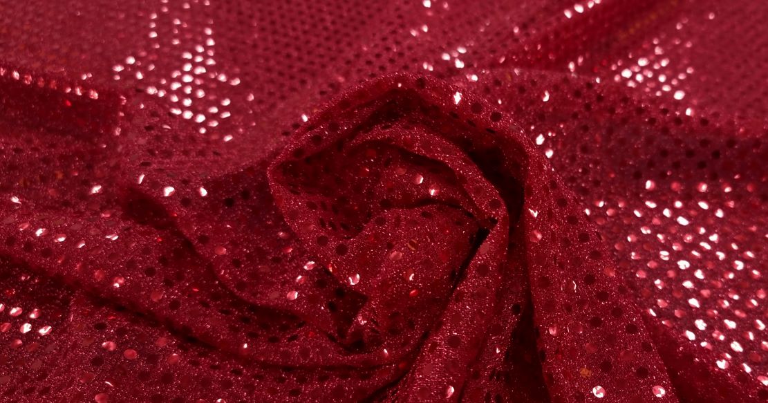 Disco sequin 3mm red