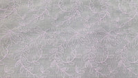 Embroidered Cotton Lilac Floral