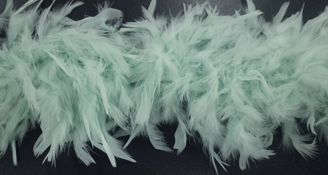 Feather Boa Luxe Ice Mint