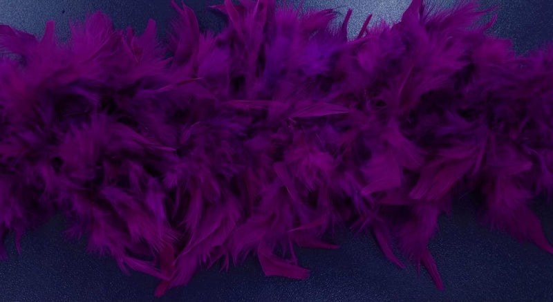 Feather Boa luxe prune