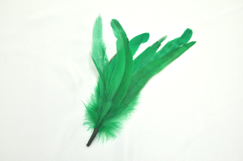 Feather Trio Emerald