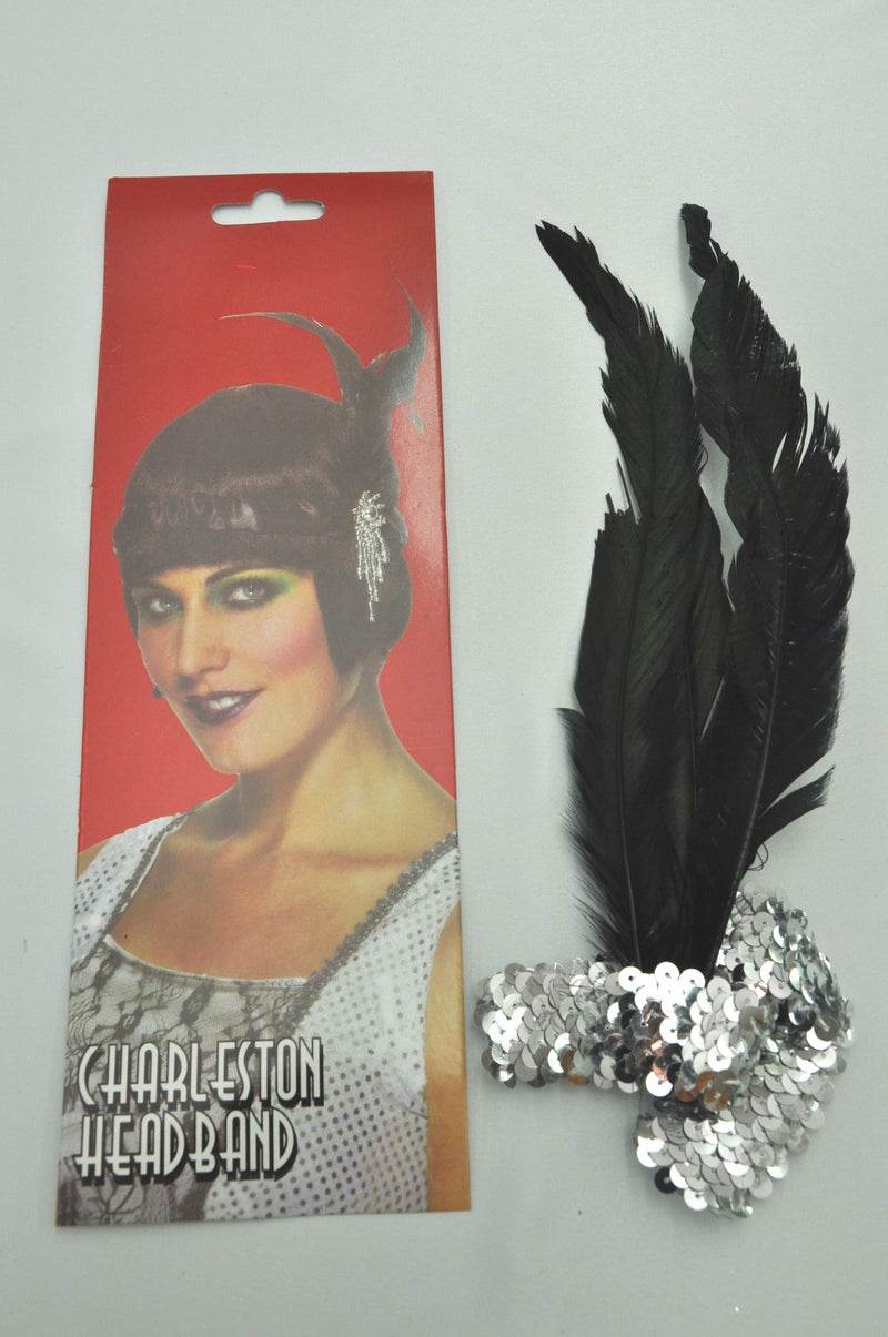 Flapper Headpiece Silver