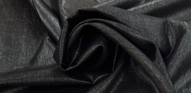 Foil Linen Charcoal