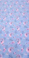 French Terry Spandex Delicate Blooms 1