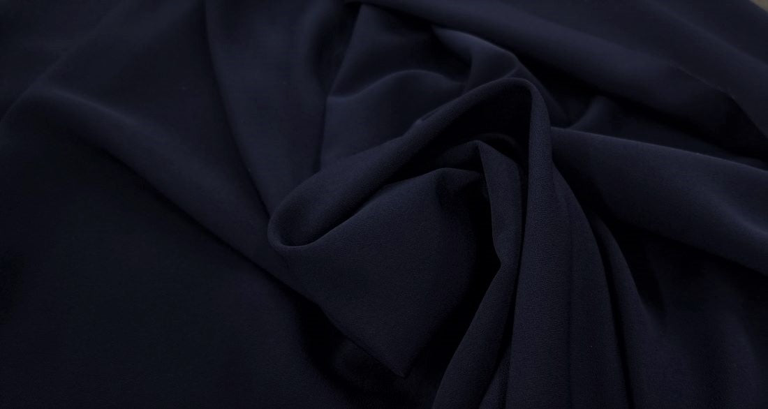 French crepe navy