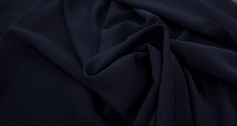 French crepe navy