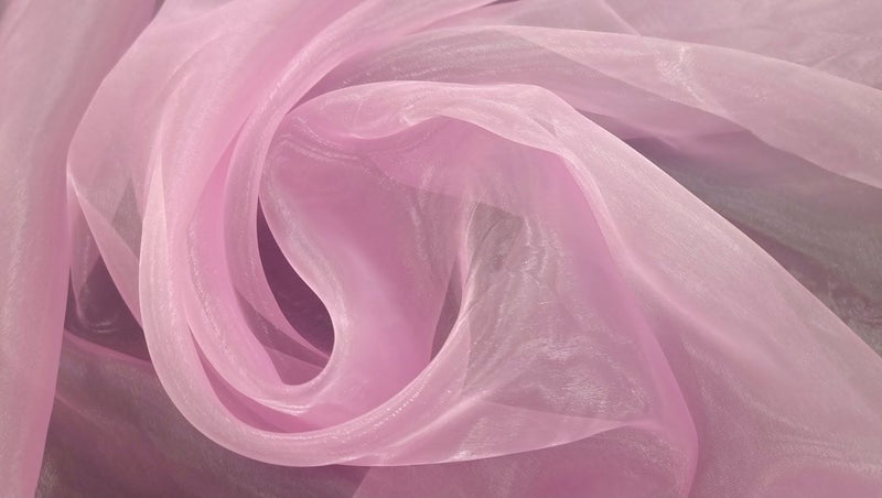 Glass organza baby pink