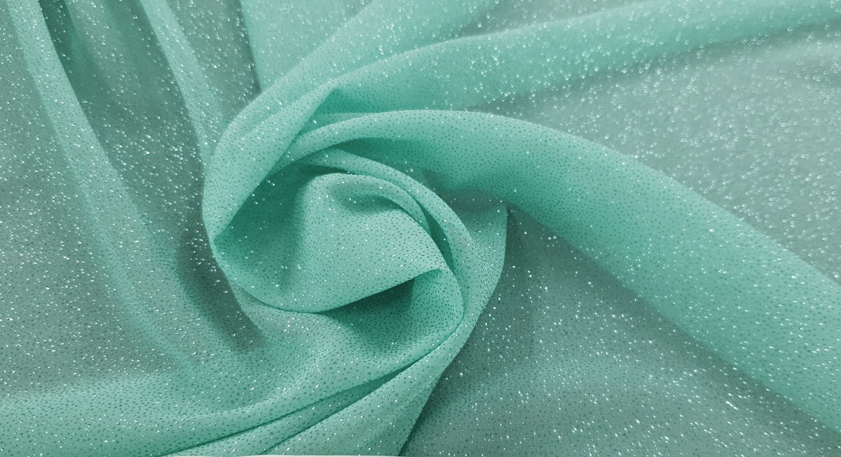 Glitter Chiffon Mint