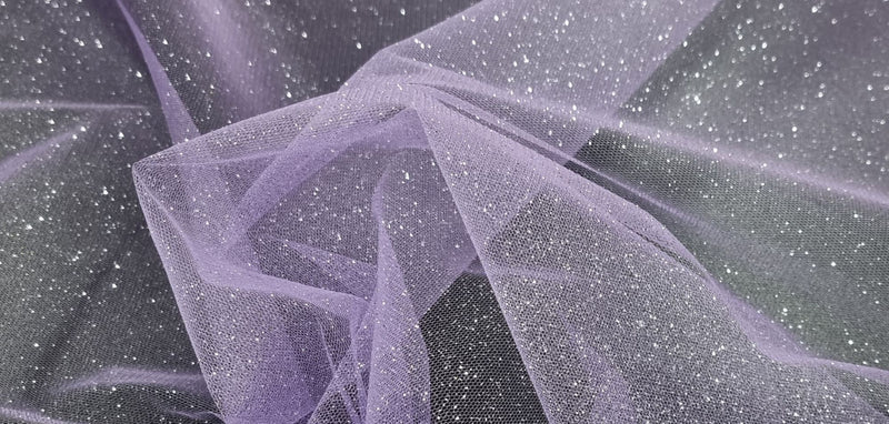 Glitter Tulle Lilac