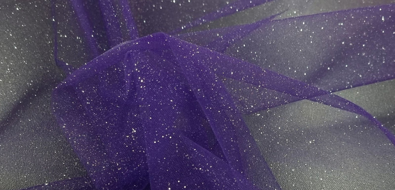 Glitter Tulle Purple