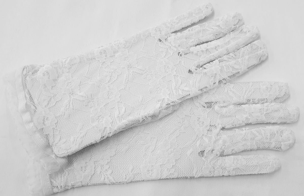 Gloves Lace White