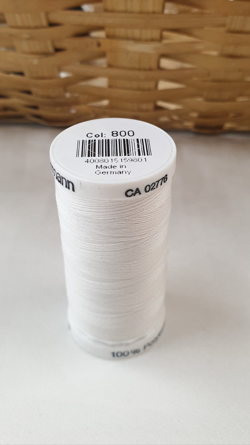 Gutterman Thread White 250m