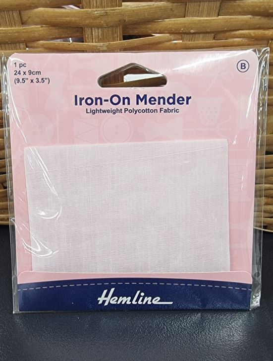 Iron ON Mender White