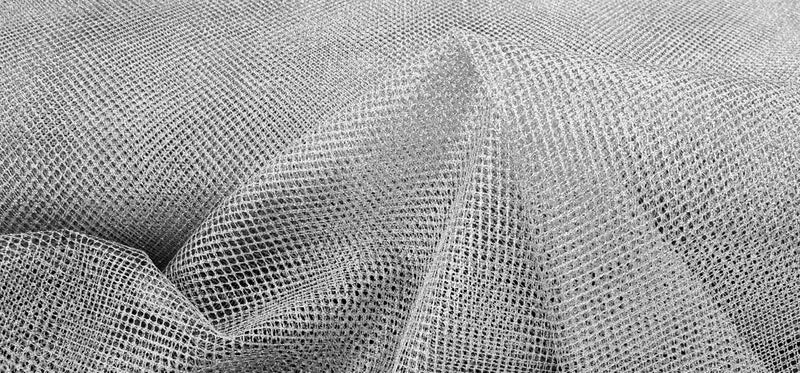 Lurex Netting Silver