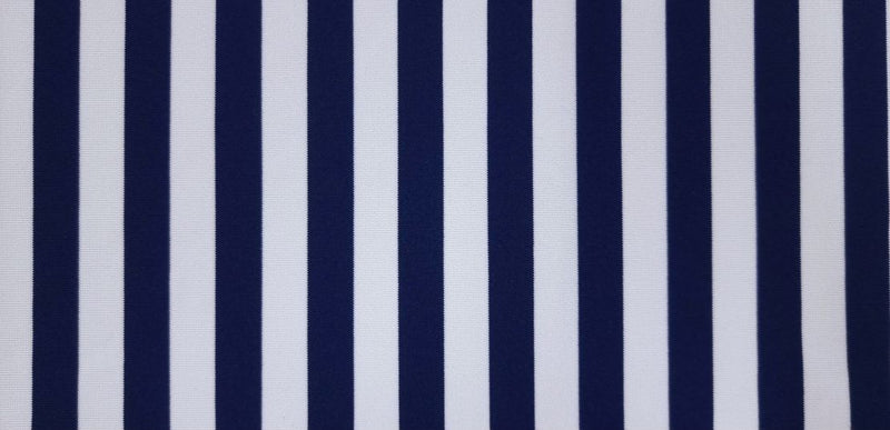 Medium Weight Knit Navy Stripe