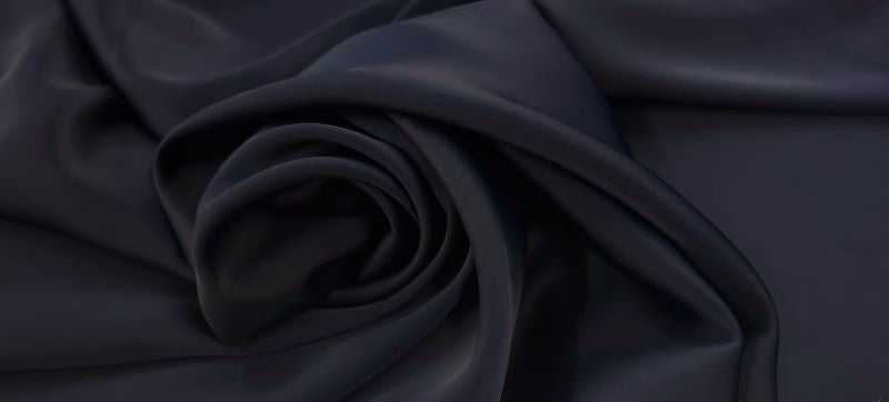 Medium stretch satin Navy