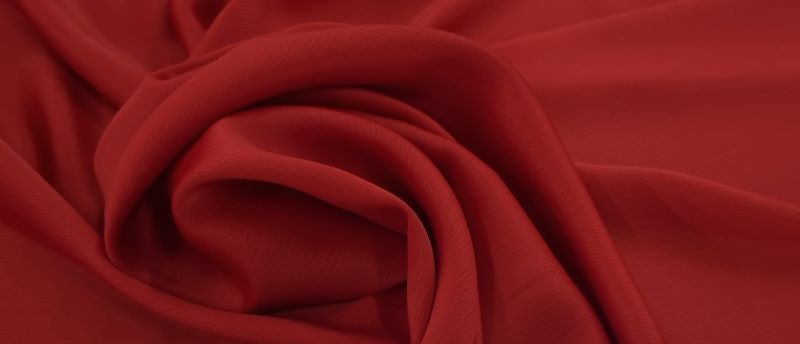 Medium stretch satin red