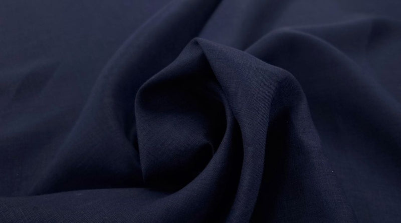 Medium weight linen navy