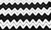 Monochrome Zig Zag Lace