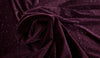 One way stretch velvet glitter wine 1