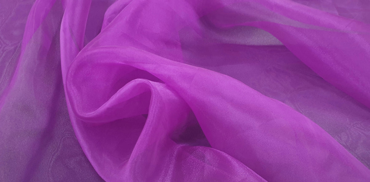 Organza Shiny Magenta